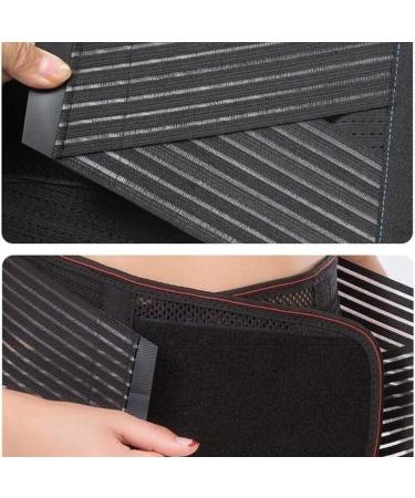 Back Brace Lumbar Support Lumbar Brace Belt Summer Lower Back Brace Support Waist Trainer Lumbar Belt Waist Belt(X-Large) X-Large Black - Buy Online on GoSupps.com