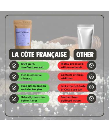 Cupplement La c te Fran aise 1 KG Celtic Sea Salt Coarse Celtic Sea Salt Minerals Herbamare Seasalt Coarse Salt Not for Salt Mill Not Organic Fleur de Sel Himalayan Salt Organic Punjab Pakistan - Buy Online on GoSupps.com