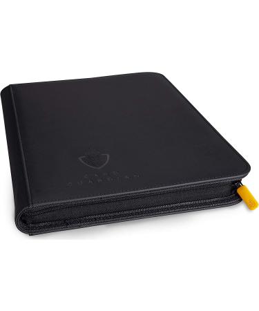 Card Guardian 9-Pocket Premium Zipper Binder for 360 Cards - Side Loading Pockets for TCG Games (Black) - Buy Online on GoSupps.com