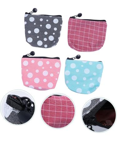 Plafope 4 Piece Mini Wallet & Key Bag Set - Stylish Coin Bags for Women | Small Wallets for Money & Keys Perfect for Travel & Everyday Use - Buy Online on GoSupps.com