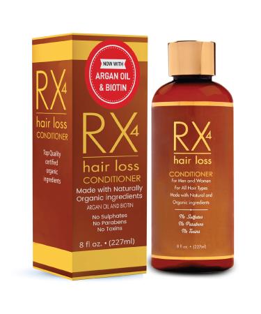 RX 4 Hair Loss Conditioner for Thinning Hair  DHT Blocker  Naturally Organic with Biotin  Aids in Hair Regrowth  Doctor Recommended Growth Shampoo Treatment System. Lemongrass