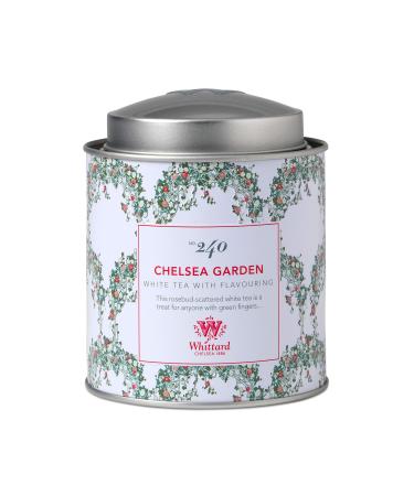 Whittard of Chelsea - Tea Discoveries Chelsea Garden Caddy - White Loose Leaf Tea, Vegetarian, Vegan Friendly, Resealable Tea Tin (50g, 1ct)