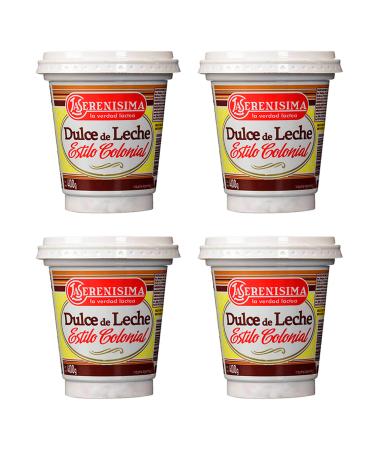 "4" La Serenisima "Dulce De Leche ," Milk Caramel", 400 G-14.10 Oz From Argentima - Buy Online on GoSupps.com
