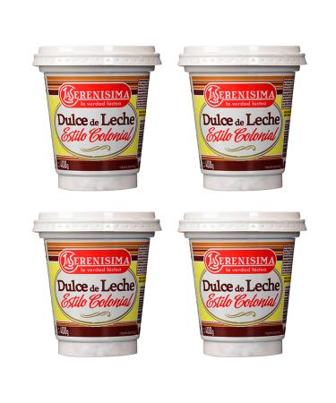 "4" La Serenisima "Dulce De Leche ," Milk Caramel", 400 G-14.10 Oz From Argentima