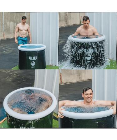 High-Quality Portable Ice Bath for Athletes | Indoor & Outdoor Use | Ice Barrel with Cover - Buy Online on GoSupps.com