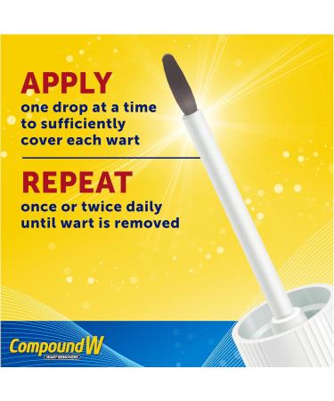 Compound W Wart Remover Maximum Strength Liquid Salicylic Acid 10ml For Treatment & Common/Plantar Wart Removal - Buy Online on GoSupps.com