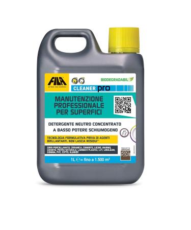 FILA Surface Care Solutions DETERDEK PRO Cement Remover and Brick/Patio Acid Cleaner Porcelain Tile 1L Bundle with FILA Surface Care Solutions CLEANER PRO - Hard Floor Cleaner Liquid 1L - Buy Online on GoSupps.com