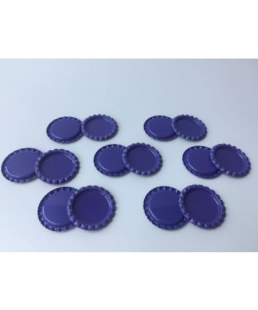 RUTICH 100 PCS Double Sided Bottle Cap Stickers for Hair Bows and Crafts (Purple) - Buy Online on GoSupps.com