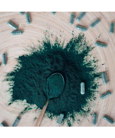 STC NUTRITION - Spirulina 1500 - 100% French Spirulina Food Supplement - Ultra-Pure Quality - High in Protein - Guaranteed Phycocyanins and Chlorophyll Content - 90 Capsules - Buy Online on GoSupps.com