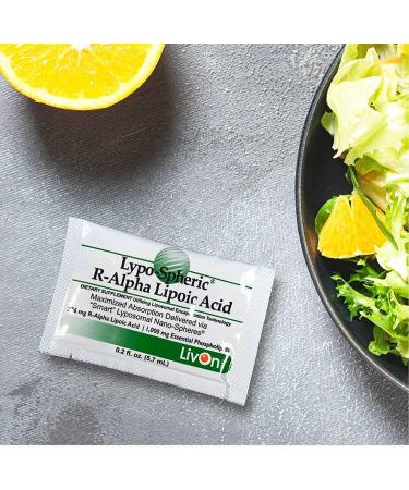 LypoSpheric R-Alpha Lipoic Acid 226mg - 30 Packets | Liposome Encapsulated for Enhanced Absorption | Non-GMO - Buy Online on GoSupps.com