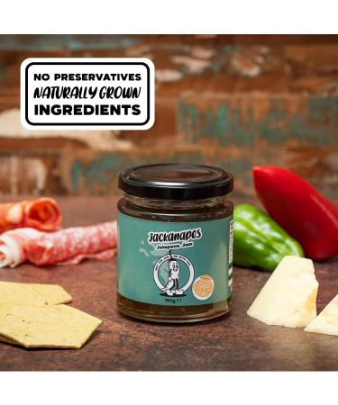 Jalape o Chilli Jam by Jackanapes 190g - Mild Vegan Chilli Condiment Made with Jalape os Apples and Lemons - Made in the UK - Buy Online on GoSupps.com