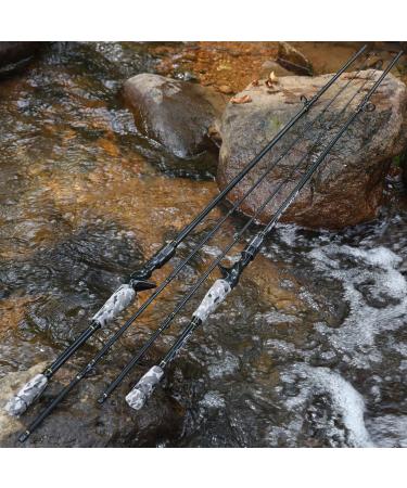 Soougayilang 2-Part Spinning Rod - 2.1m MH Fast Action Fishing Rod for Freshwater & Sea | Durable 28 Ton Carbon Composite with Stainless Steel Guides - Buy Online on GoSupps.com