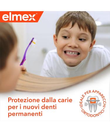 Colgate Palmolive Co elmex toothpaste junior 612 years for children 75 ml with aminofluoride to protect childrens teeth from caries toothpaste against toothpaste for permanent teeth 0 dyes - Buy Online on GoSupps.com