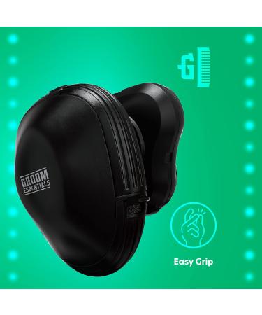 Buy Groom Essentials 3D Rotary Face & Head Shaver for Men - LED Battery-Operated Cordless Electric Razor with Ergonomic Handle - Best Online Price - Buy Online on GoSupps.com