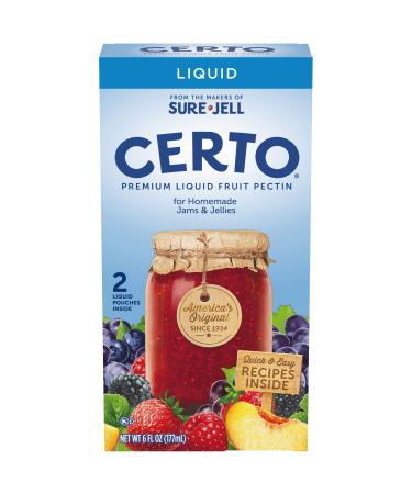Certo Premium Liquid Fruit Pectin (6 fl oz Boxes, Pack of 4)