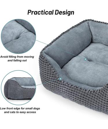 MIXJOY Orthopedic Dog Bed | Washable Rectangle Pet Sofa for Large & Small Dogs & Cats - Soft, Anti-Slip, Calming Comfort - Buy Online on GoSupps.com
