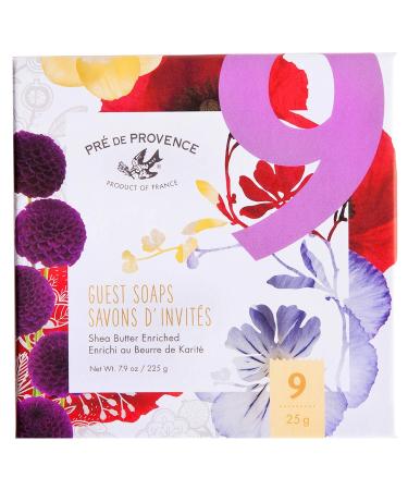 Pre de Provence Luxury Gift Box Set - Assorted Herb Scented Soaps (Pack of 9) 7.9oz & 0.88oz Bars - Premium French Bath and Body Collection - Buy Online on GoSupps.com