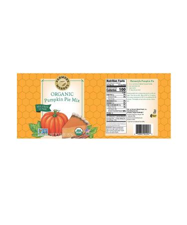 Organic Pumpkin Pie Filling Puree Mix - 15 oz (Pack of 12) | Farmer's Market Foods - Buy Online on GoSupps.com