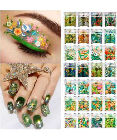 4 Bottles 3D Nail Unique Nail Decorations for Jewelry Making Craft Colorful Manicure Nail Embellishments Nail Decoration - Buy Online on GoSupps.com