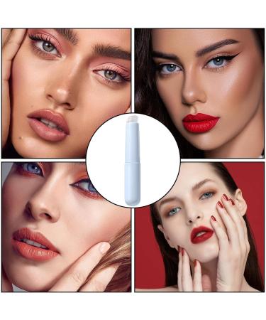 Silicone Lip Brush Soft Silicone Angled Round Head Lip Brushes Silicone Lip Applicator Reusable Lip Scrub Brush for Lipstick Lip Gloss Lip Balm Portable Multi Function Lipstick Applicator blue - Buy Online on GoSupps.com