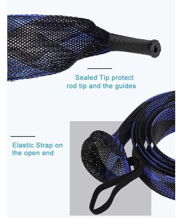 Beoccudo Rod Socks - Spinning & Baitcasting Rod Covers with Elastic Strap - Buy Online on GoSupps.com