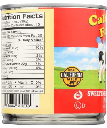 California Farms Sweetened Condensed Milk 14 OZ - Rich, Creamy, and Delicious - Buy Online on GoSupps.com
