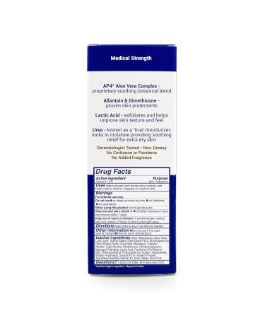 TriDerma Diabetics Foot Cream - Hydrating Relief for Dry Cracked Feet & Heels with Lactic Acid & Aloe Vera - 4.2 oz Tube - Buy Online on GoSupps.com