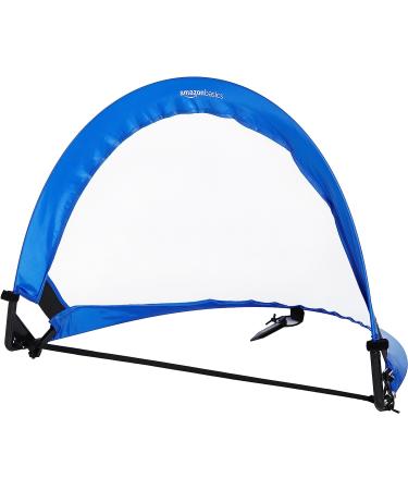 Amazon Basics 2.5 ft Pop-Up Soccer Goal Net Set with Carrying Case - Blue - Buy Online on GoSupps.com