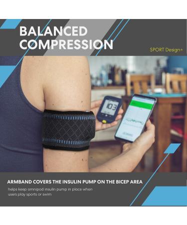 Diabetes Arm Band for Omnipod, Dexcom, Freestyle Libre - Insulin Pod Protection for Sports & Swimming - 6 Inch XS Size - Pack of 1 - Buy Online on GoSupps.com
