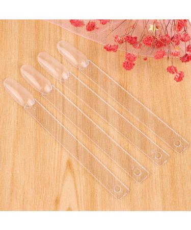 150 Pcs Transparent Nail Sample Sticks - False Nail Art Tips Display Practice Tool - Buy Online on GoSupps.com