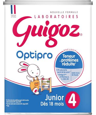 GUIGOZ OPTIPRO Junior 4 Growth Milk Powder from 18 Months - Box of 900 g - Buy Online on GoSupps.com
