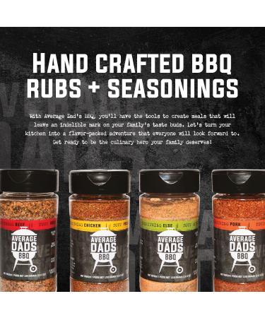 BBQ Seasoning Rubs-Average Dads Everything Chicken-Chicken Spice Blend Seasoning And Dry Rub No MSG Non-GMO Gluten-Free Bbq Rubs And Spices For Smoking Grilling Frying Roasting Gifts For Him Christmas Gift - Buy Online on GoSupps.com