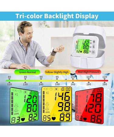 Upper Arm Automatic BP Monitor with Large Screen, 22-32cm Cuff, 2X99 Reading Memory, Pulse Rate Monitor - Ideal for Home Use by 2 Users - Buy Online on GoSupps.com