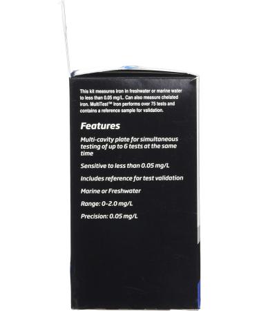 Seachem MultiTest Iron Test Kit WHITE 75 Tests - Buy Online on GoSupps.com