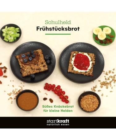 Starting Power Germinated Breakfast Bread - 140g | Vegan & Gluten-Free | Delicious Fiber-Rich Sprouted Oatmeal for a Healthy Start - Buy Online on GoSupps.com
