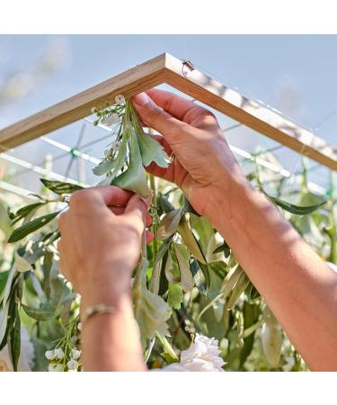 Ginger Ray Wooden Foliage nFrame Decoration - Stylish Brown Foliage Grid for Flowers & Decor | International Shipping Available - Buy Online on GoSupps.com
