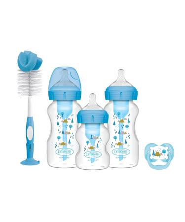 Dr. Brown's Natural Flow Options+ Anti-Colic Baby Bottle Gift Set Blue