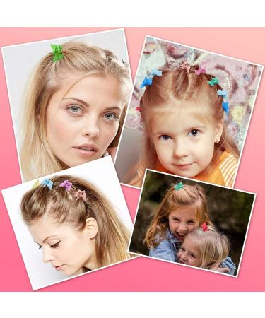 50 Pieces Jelly Blue Butterfly Hair Clips - Mini Claw Clips for Women Girls & Children - Stylish Hair Jewelry - Buy Online on GoSupps.com