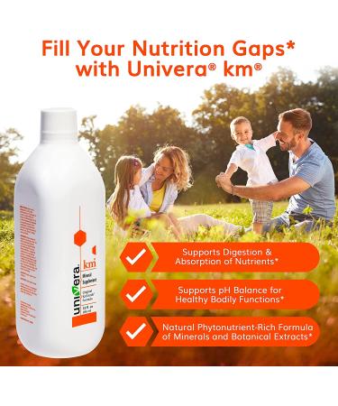 Univera KM Mineral Supplement - 32 fl oz (1PK) | Original Karl Jurak Formula | Rich in Potassium & Vitamins | Supports pH Balance & Digestive Health - Buy Online on GoSupps.com
