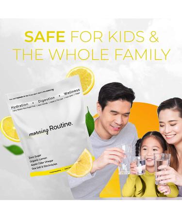 Daily Hydration Electrolyte Powder Packets with Apple Cider Vinegar, Lemon & Sea Salt - 30 ct | Hydrate Drink Mix for Keto & Paleo Diets - Buy Online on GoSupps.com