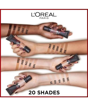 L'Oreal Paris Infallible 32H Matte Cover Foundation SPF 25 with Niacinamide | Shade 335 | 30ml - Buy Online on GoSupps.com