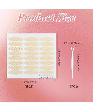 288PCS Eyelid Tape Instant Eye Lift Strips Set with Fork Rods L - Waterproof Double Eyelid Stickers for Uneven Mono-Eyelid - Natural & Invisible Beauty Tool - Buy Online on GoSupps.com