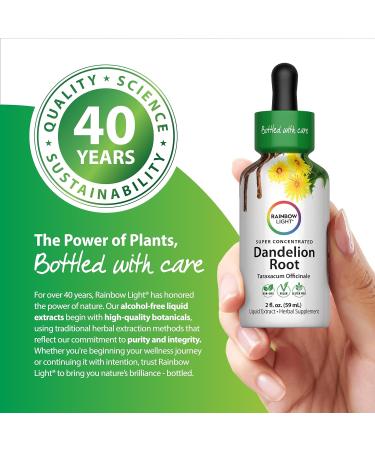 Rainbow Light Dandelion Root Extract Supplement | 2 Fl Oz | Super Concentrated | Alcohol Free | Non-GMO and Gluten Free - Buy Online on GoSupps.com