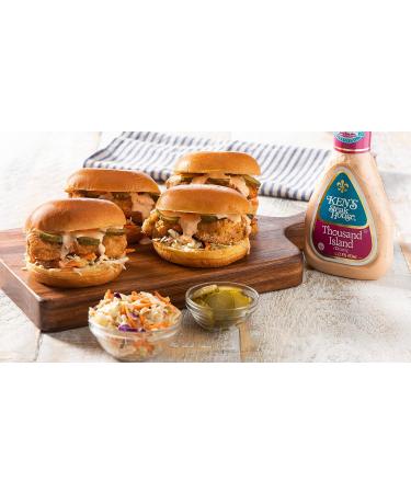 Ken's Steakhouse LITE Thousand Island Dressing 16 oz Bottles (Pack of 3) - Buy Online on GoSupps.com