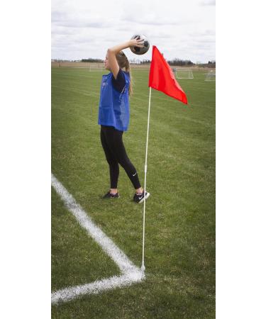 Get Out! Corner Flags for Soccer Field  60in 4-Pack  Soccer Flags & Soccer Poles  Soccer Equipment for Training - Buy Online on GoSupps.com