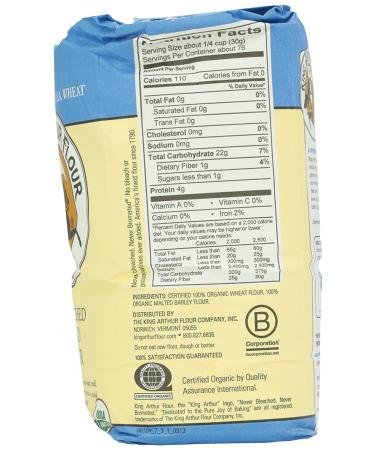 King Arthur Flour Organic Bread Mix - 5 lb (Pack of 1) - Buy Online on GoSupps.com