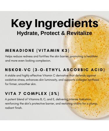 Luminous Elixir Dual Serum for Face with 5% of Vita 7 Complex Hyaluronic Acid Vitamin K3 & CoQ10 Sea buckthorn oil Hydrating & Skin Barrier Repair Anti-Redness Vegan Korean Skincare 50ml 1.69 Fl Oz (Pack of 1) - Buy Online on GoSupps.com