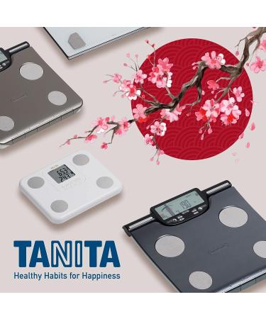 TANITA BC-613 Segmental Body Composition Scale - Black Gun Metalic/Black | Body Fat, Muscle Mass Per Body Part, Daily Calorie Intake - Buy Online on GoSupps.com