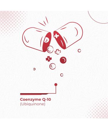 Coenzyme Q10 Ubiquinone 200mg | Energy Muscle Skin & Heart Health | 120 Vegetarian Capsules | Antioxidant & Allergen-Free - Buy Online on GoSupps.com