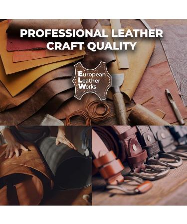 ELW Vegetable Tanned Leather Belt Blank 5-6oz Thickness 1/2-4W x 52L - Full Grain Veg Tan Tooling Leather Strap - Buy Online on GoSupps.com